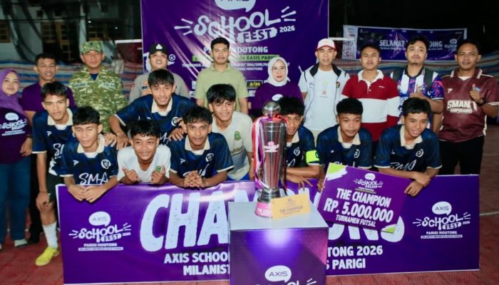 Plt Ketua Afkab Parigi Moutong Apresiasi Milanisti Indonesia Basis Parigi, Axis School Fest Satukan Olahraga dan Kreativitas Pelajar